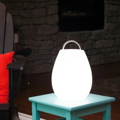 Allsop Glow 12.6" Wander Outdoor Table Lamp - White - Mooni 2 Allsop Glow 12.6" Wander Outdoor Table Lamp - White - Mooni