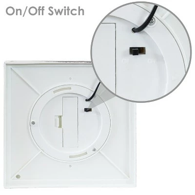 Sunnydaze Decor Sunnydaze Outdoor Modern Crosshatch Hanging Tabletop Solar LED Rustic Farmhouse Decorative Candle Lantern - 9" - White 6 Sunnydaze Decor Sunnydaze Outdoor Modern Crosshatch Hanging Tabletop Solar LED Rustic Farmhouse Decorative Candle Lantern - 9" - White - Image 4