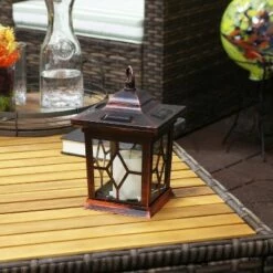 Sunnydaze Decor Sunnydaze Outdoor Lucien Hanging Tabletop Solar LED Rustic Farmhouse Decorative Candle Lantern - 9" - Copper 15 Sunnydaze Decor Sunnydaze Outdoor Lucien Hanging Tabletop Solar LED Rustic Farmhouse Decorative Candle Lantern - 9" - Copper -Outdoor Lighting Official Shop unnamed file 1012