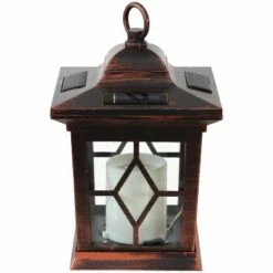 Sunnydaze Decor Sunnydaze Outdoor Lucien Hanging Tabletop Solar LED Rustic Farmhouse Decorative Candle Lantern - 9" - Copper 17 Sunnydaze Decor Sunnydaze Outdoor Lucien Hanging Tabletop Solar LED Rustic Farmhouse Decorative Candle Lantern - 9" - Copper -Outdoor Lighting Official Shop unnamed file 1014