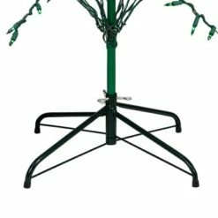 Northlight 6' Prelit Artificial Christmas Tree White Lighted Cascade Twig Outdoor Decoration - Green Lights -Outdoor Lighting Official Shop unnamed file 1021