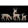 Northlight Set of 3 White Glittered Doe, Fawn and Reindeer Lighted Christmas Outdoor Decoration -Outdoor Lighting Official Shop unnamed file 1068