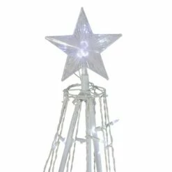 Northlight 5' Pure White LED Lighted Cone Tree Outdoor Christmas Decoration -Outdoor Lighting Official Shop unnamed file 1082