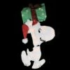 Northlight Peanuts Christmas 32" Prelit Snoopy Holding Present Outdoor Decoration - Clear Lights -Outdoor Lighting Official Shop unnamed file 1088