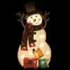 Northlight 31" Pre-Lit White and Black Snowman with Gifts Outdoor Christmas Decor -Outdoor Lighting Official Shop unnamed file 1100
