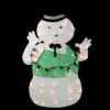 Northlight 33" Pre-Lit White and Green Snowman Christmas Outdoor Decor -Outdoor Lighting Official Shop unnamed file 1117