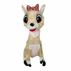Northlight Rudolph the Red Nosed Reindeer Christmas 18" Prelit Clarice Outdoor Decoration - Clear Lights -Outdoor Lighting Official Shop unnamed file 1124