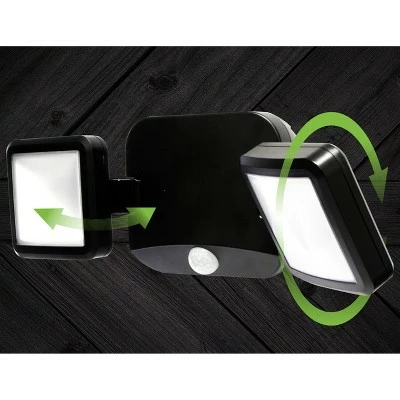 Energizer 600 Lumens Outdoor LED Motion Sensing Dual Head Security Outdoor Wall Light Black 6 Energizer 600 Lumens Outdoor LED Motion Sensing Dual Head Security Outdoor Wall Light Black - Image 4