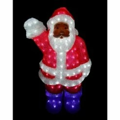 Northlight 24" Lighted Commercial Grade Acrylic Santa Claus Christmas Display Decoration