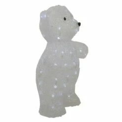 Northlight 16.5" Lighted Commercial Grade Acrylic Polar Bear Christmas Display Decoration