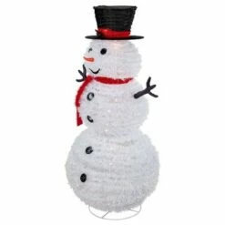 Northlight 4' Lighted Pop-Up Snowman Outdoor Christmas Decoration -Outdoor Lighting Official Shop unnamed file 1185