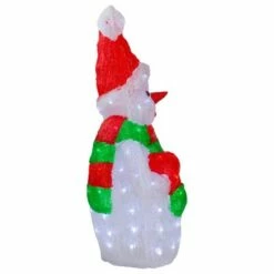 Northlight 25" Lighted Commercial Grade Acrylic Christmas Snowman Display Decoration -Outdoor Lighting Official Shop unnamed file 1189