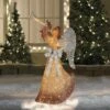 Northlight 63" Gold LED Lighted Angel with Trumpet Outdoor Christmas Decoration 2 Northlight 63" Gold LED Lighted Angel with Trumpet Outdoor Christmas Decoration -Outdoor Lighting Official Shop unnamed file 1191