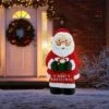 Mr. Christmas Illuminated Outdoor Metal Sign Christmas Decoration- Santa -Outdoor Lighting Official Shop unnamed file 1212