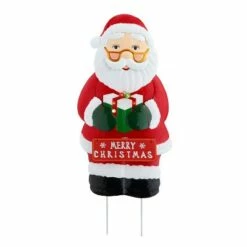 Mr. Christmas Illuminated Outdoor Metal Sign Christmas Decoration- Santa -Outdoor Lighting Official Shop unnamed file 1213