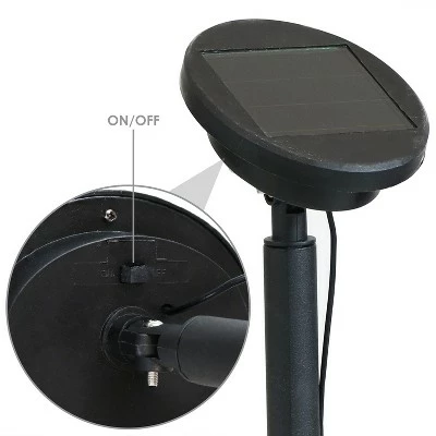 Sunnydaze Decor Sunnydaze Outdoor Glass Fiber Reinforced Concrete Tiki Head LED Solar Light Patio Statues - 14" - Gray - 2pk 6 Sunnydaze Decor Sunnydaze Outdoor Glass Fiber Reinforced Concrete Tiki Head LED Solar Light Patio Statues - 14" - Gray - 2pk - Image 4