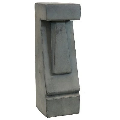 Sunnydaze Decor Sunnydaze Outdoor Glass Fiber Reinforced Concrete Tiki Head LED Solar Light Patio Statues - 14" - Gray - 2pk 8 Sunnydaze Decor Sunnydaze Outdoor Glass Fiber Reinforced Concrete Tiki Head LED Solar Light Patio Statues - 14" - Gray - 2pk - Image 6