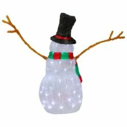 Northlight 23" Lighted Commercial Grade Acrylic Snowman Christmas Display Decoration -Outdoor Lighting Official Shop unnamed file 1236