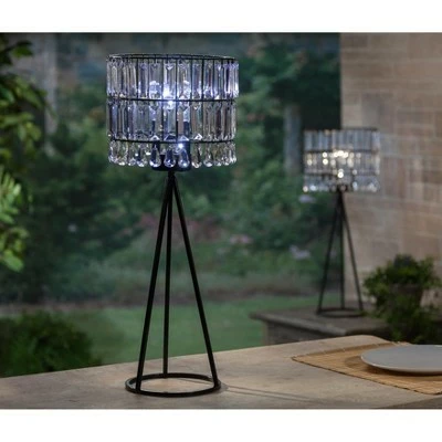 Garden Meadow 23-Inch Tall Metal and Acrylic Solar Garden Meadow® Table Lamp 5 Garden Meadow 23-Inch Tall Metal and Acrylic Solar Garden Meadow® Table Lamp - Image 4