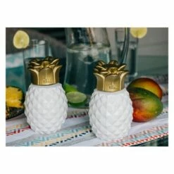 6.5" 3pk Pineapple Paradise Glass Table Torch White/Gold - TIKI 8 6.5" 3pk Pineapple Paradise Glass Table Torch White/Gold - TIKI -Outdoor Lighting Official Shop unnamed file 1261
