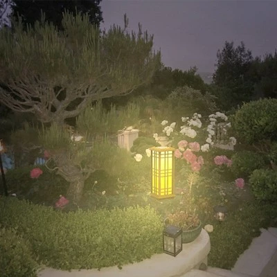 Solar LED Zen Outdoor Lantern with Amber/White Light - Techko Maid 8 Solar LED Zen Outdoor Lantern with Amber/White Light - Techko Maid - Image 6