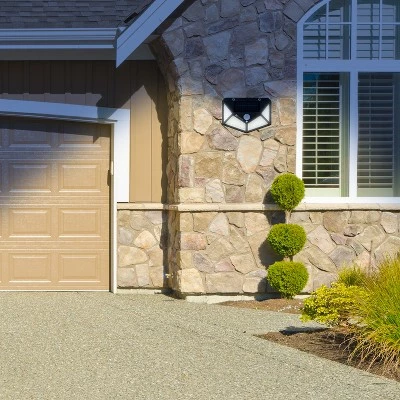 Dartwood Outdoor Solar Lights with Motion Sensor - 100 LED 450 Lumens Bright Weatherproof Wall Spotlight for Gardens Porches Walkways Patio (4-8 Pack) 7 Dartwood Outdoor Solar Lights with Motion Sensor - 100 LED 450 Lumens Bright Weatherproof Wall Spotlight for Gardens Porches Walkways Patio (4-8 Pack) - Image 5