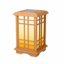 3pk Solar LED Zen Outdoor Lantern Bundle with Amber/White Light - Techko Maid -Outdoor Lighting Official Shop unnamed file 1313