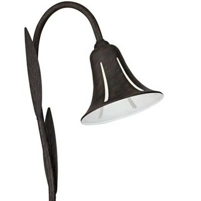 John Timberland Tulip Dark Rust 8-Piece LED Landscape Path Light Set 4 John Timberland Tulip Dark Rust 8-Piece LED Landscape Path Light Set - Image 2