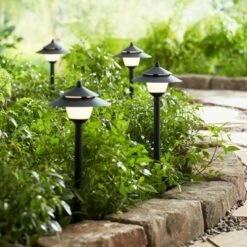 John Timberland Pagoda Textured Black 8-Piece LED Landscape Path Light Set 13 John Timberland Pagoda Textured Black 8-Piece LED Landscape Path Light Set -Outdoor Lighting Official Shop unnamed file 1360