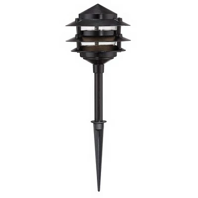 John Timberland Pagoda Black 12-Piece Outdoor LED Landscape Lighting Set 3 John Timberland Pagoda Black 12-Piece Outdoor LED Landscape Lighting Set