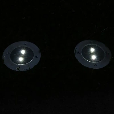 Sunnydaze Decor Sunnydaze Outdoor Landscape Driveway Solar Powered Garden Pathway Ground Stake Bright White LED Lights - 24pk 3 Sunnydaze Decor Sunnydaze Outdoor Landscape Driveway Solar Powered Garden Pathway Ground Stake Bright White LED Lights - 24pk