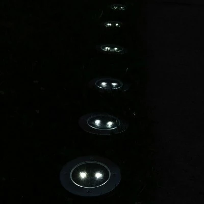 Sunnydaze Decor Sunnydaze Outdoor Landscape Driveway Solar Powered Garden Pathway Ground Stake Bright White LED Lights - 24pk 5 Sunnydaze Decor Sunnydaze Outdoor Landscape Driveway Solar Powered Garden Pathway Ground Stake Bright White LED Lights - 24pk - Image 3