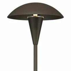 John Timberland 4 Pack Large Mushroom Bronze LED Landscape Path Light