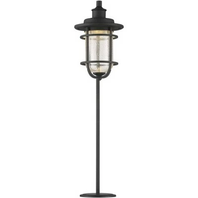John Timberland Markham 26 1/2" High Textured Black LED Path Lights Set of 2 5 John Timberland Markham 26 1/2" High Textured Black LED Path Lights Set of 2 - Image 3