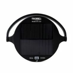 Solar Portable Garden and Pathway Light Amber/White - Techko Maid