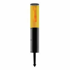 Outdoor LED Flame/Still Garden Light Yellow - Techko Maid