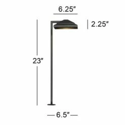 John Timberland Basset 23" High Textured Black LED Landscape Path Light 15 John Timberland Basset 23" High Textured Black LED Landscape Path Light -Outdoor Lighting Official Shop unnamed file 1586