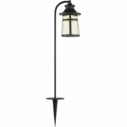 John Timberland Clement Black 6-Piece LED Landscape Path and Flood Light Set