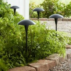 John Timberland Mushroom Black 8-Piece LED Path and Flood Light Set -Outdoor Lighting Official Shop unnamed file 1864
