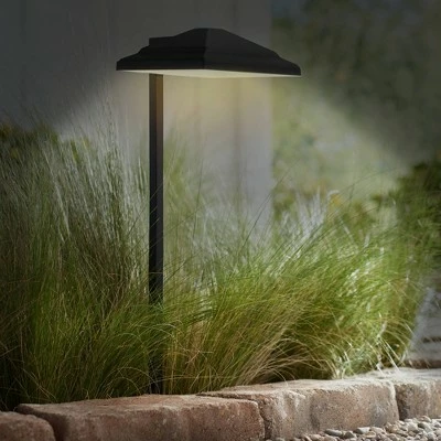 John Timberland Basset Textured Black 6-Piece LED Landscape Path Light Set 5 John Timberland Basset Textured Black 6-Piece LED Landscape Path Light Set - Image 3