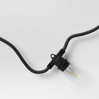 Smith & Hawken 10ct LED Outdoor Non- Drop String Lights Black - Smith & Hawken™ 5 Smith & Hawken 10ct LED Outdoor Non- Drop String Lights Black - Smith & Hawken™ - Image 3