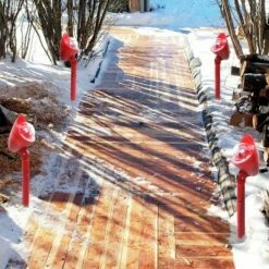 17" Resin Garden Pathway LED Lights - Set of 3 - Alpine Corporation -Outdoor Lighting Official Shop unnamed file 2029