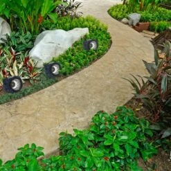 Nature Spring Solar-Powered LED Rock Lights – Black and Gray, 4-Pack -Outdoor Lighting Official Shop unnamed file 2081