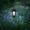 Alpine Corporation Solar Outdoor Lantern Black