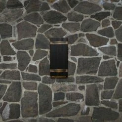 GreenLighting 800 Lumen Hard Wired AC 110-130V Rectangle Up/Down Outdoor Wall Light -Black Sconce, 1Pack -Outdoor Lighting Official Shop unnamed file 2098