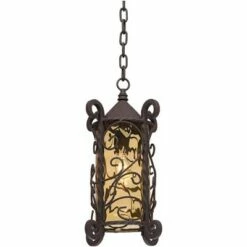 John Timberland Traditional Outdoor Light Hanging Dark Walnut Iron Scroll 15" Champagne Water Glass Damp Rated for Exterior Porch 13 John Timberland Traditional Outdoor Light Hanging Dark Walnut Iron Scroll 15" Champagne Water Glass Damp Rated for Exterior Porch -Outdoor Lighting Official Shop unnamed file 2198