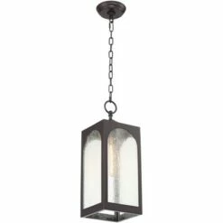 Possini Euro Design Modern Outdoor Ceiling Light Hanging Bronze 19" Seedy Glass Lantern for Exterior House Porch Patio Deck 12 Possini Euro Design Modern Outdoor Ceiling Light Hanging Bronze 19" Seedy Glass Lantern for Exterior House Porch Patio Deck -Outdoor Lighting Official Shop unnamed file 2226