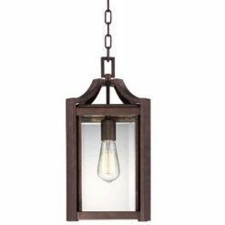 Franklin Iron Works Modern Outdoor Ceiling Light Hanging Rustic Bronze 17" Clear Glass Damp Rated for Exterior Porch Entryway 7 Franklin Iron Works Modern Outdoor Ceiling Light Hanging Rustic Bronze 17" Clear Glass Damp Rated for Exterior Porch Entryway -Outdoor Lighting Official Shop unnamed file 2254