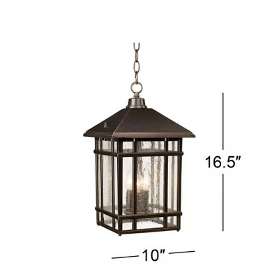 Kathy Ireland Sierra 16 1/2"H Bronze Outdoor Hanging Light 5 Kathy Ireland Sierra 16 1/2"H Bronze Outdoor Hanging Light - Image 3