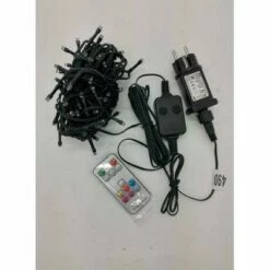 HI-LINE GIFT LTD LED Milti-Function Timed String Lights with Remote - Hi-Line Gift -Outdoor Lighting Official Shop unnamed file 2306